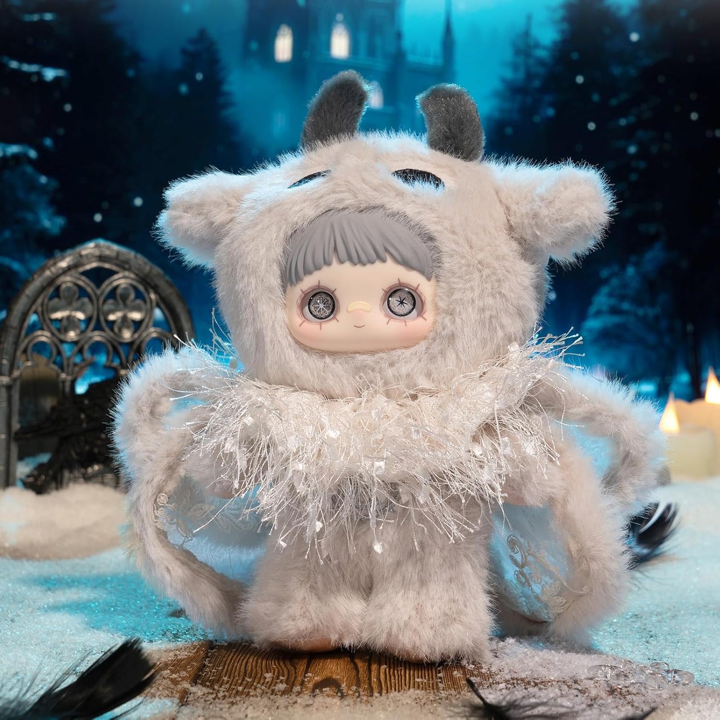 TOP TOY × MayMei「冬のへんてこ」シリーズ ぬいぐるみ ペンダント【1ピース】ガチャガチャ ブラインド ボックス フィギュア プラモデル プレミアム おもちゃソフビ 誕生日 プレゼント オリジナル キャラクター クリスマス ギフト コレクター向け
