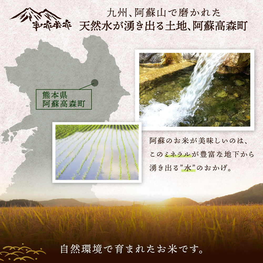 【ふるさと納税】高評価★4.25 令和7年産 お米 阿蘇だわら 選べる 容量 ( 5kg～54kg / 無洗米・精米・玄米 ) R7 熊本県 高森町 白米 ブレンド米 5kg 10kg 15kg 20kg 30kg