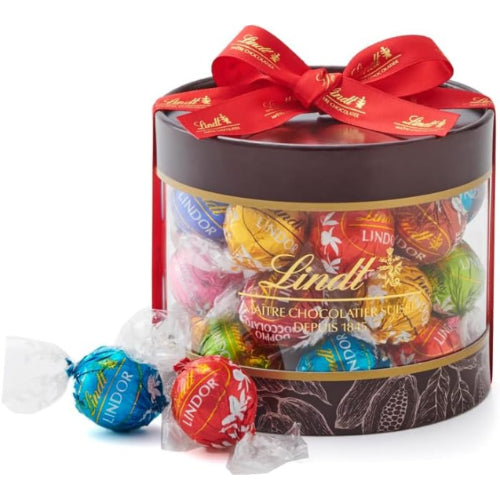 【Lindt公式】リンツ Lindt チョコレート リンドールギフトボックス ホワイトデー お返し 20個入 手提げ袋付き ショッピングバッグXS付