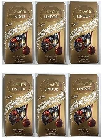 リンツ LINDT リンドール LINDOR アソート ゴールド 4種 個包装 600グラム (x 1)
