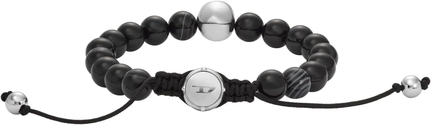 Diesel オールジェンダー ステンレススチールブレスレット, One Size, 金属, 宝石なし