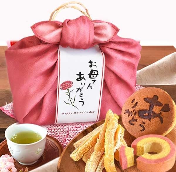 おいもや 敬老の日 プレゼント スイーツ お菓子 祖母 ギフト 和菓子 どら焼き バウムクーヘン 干し芋 ピンク KR