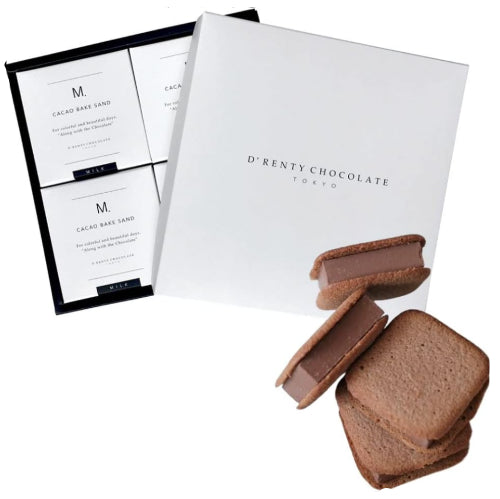 ドレンティチョコレート カカオベイクサンド 4個入×1箱 チョコサンドクッキー チョコ チョコレート サンド お菓子
