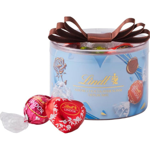 【Lindt公式】リンツ Lindt チョコレート リンドール リボンギフトボックス 14個入 バレンタイン ギフト ショッピングバッグS付