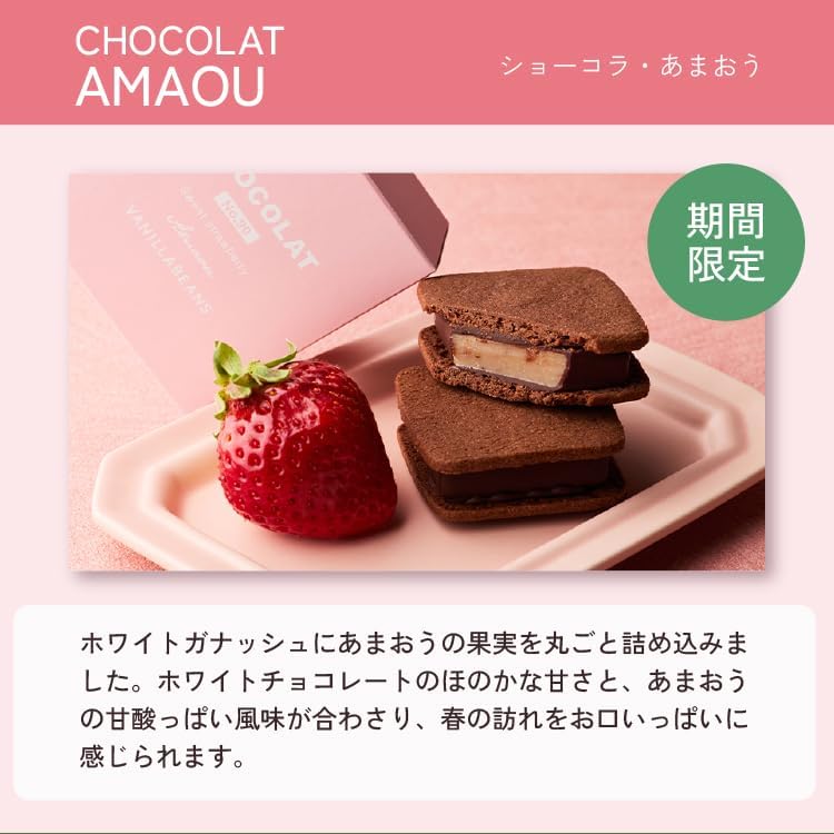 VANILLABEANS (バニラビーンズ) ショーコラ・スプリングセット8個入 [3/23着迄] チョコレート ギフト お菓子 ホワイトデー 春ギフト (手提げ袋付き) お返し プレゼント 手土産 スイーツ チョコ お祝い
