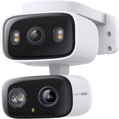 Tapo(タポ) 防犯カメラ ペットカメラ 屋外・屋内対応 2K 300万画素 デュアルレンズ パンチルト360° 広角125° AI検知 フルカラー夜間撮影 IP65 防水防塵 双方向通話 Alexa/Google Assistant対応 TP-Link Tapo C246D/A