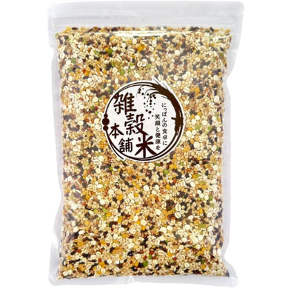 雑穀米本舗 明日への輝き39穀米ブレンド 1kg(1袋) 混ぜるだけ 国産 発芽玄米 スーパーフード 無添加 無着色 もっちり 雑穀米