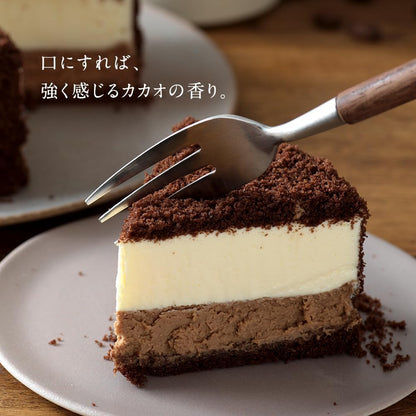 ルタオ LeTAO チョコレートケーキ 母の日 父の日 ショコラドゥーブル 1個 (直径12cm) 4号 チーズケーキ ギフト 誕生日 記念日 お取り寄せ スイーツ 人気 冷凍ケーキ 洋菓子 ホールケーキ 北海道 プレゼント チョコ