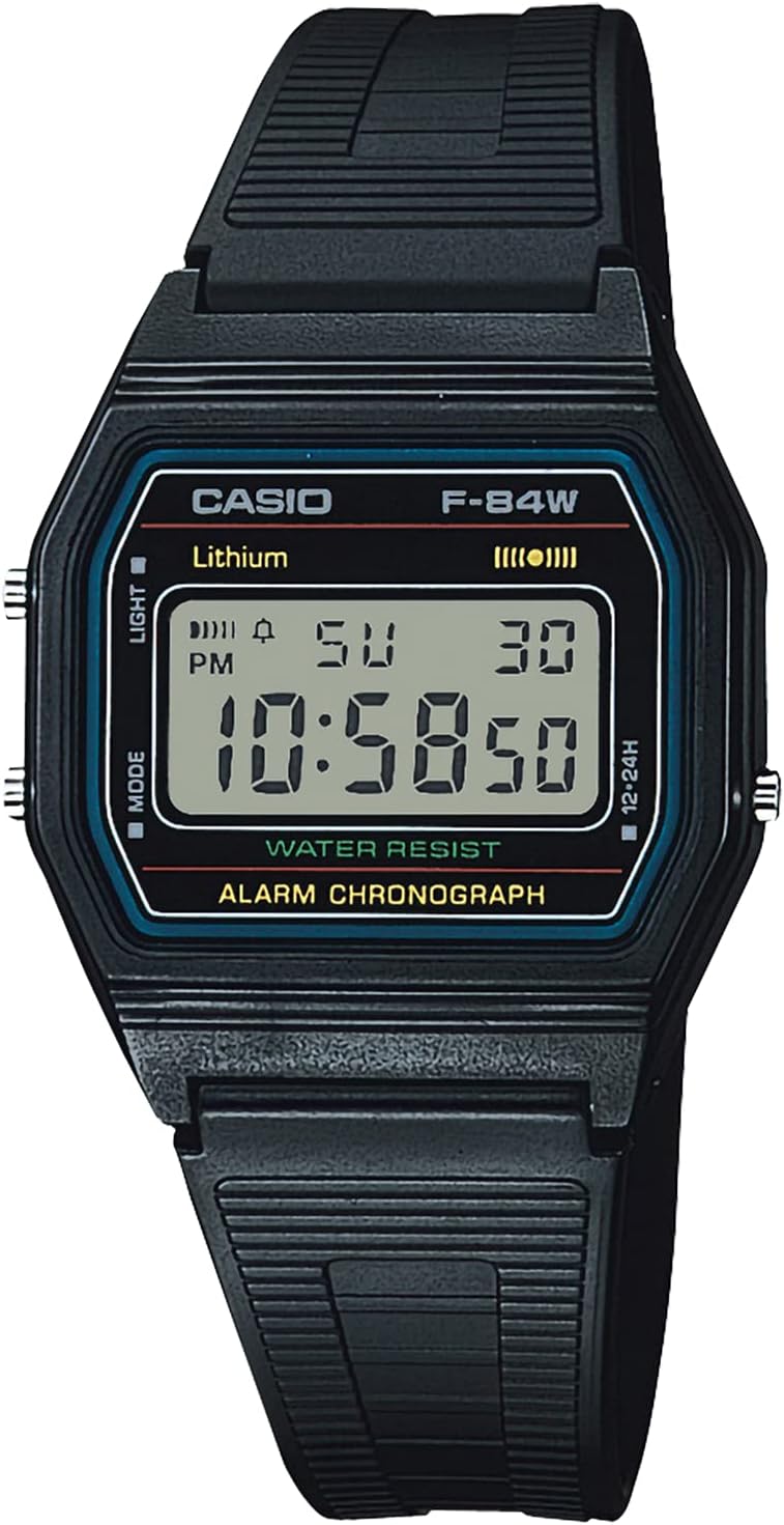 カシオ 腕時計 カシオ コレクション 【国内正規品】F-84W-1QJH メンズ ブラック