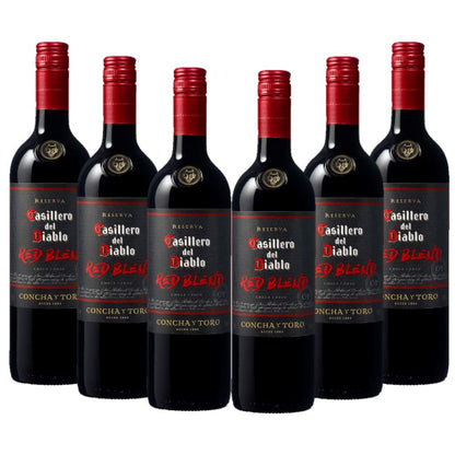 【 赤ワイン フルボディ チリ産 】 Casillero del Diablo ( カッシェロ デル ディアブロ ) レッド・ブレンド 750ml×6本