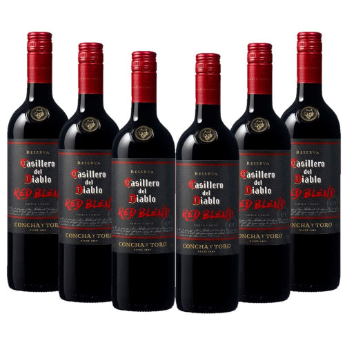 【 赤ワイン フルボディ チリ産 】 Casillero del Diablo ( カッシェロ デル ディアブロ ) レッド・ブレンド 750ml×6本