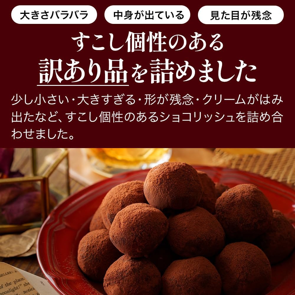 健康茶通販ふくちゃ ショコリッシュ 訳ありショコリッシュリッチショコラ味480g プレミアムショコラ 濃厚ショコラ ギフト プレゼント 生チョコ トリュフ スイーツ チョコアイス 大福 ガナッシュ 手作り ティータイム用 訳あり