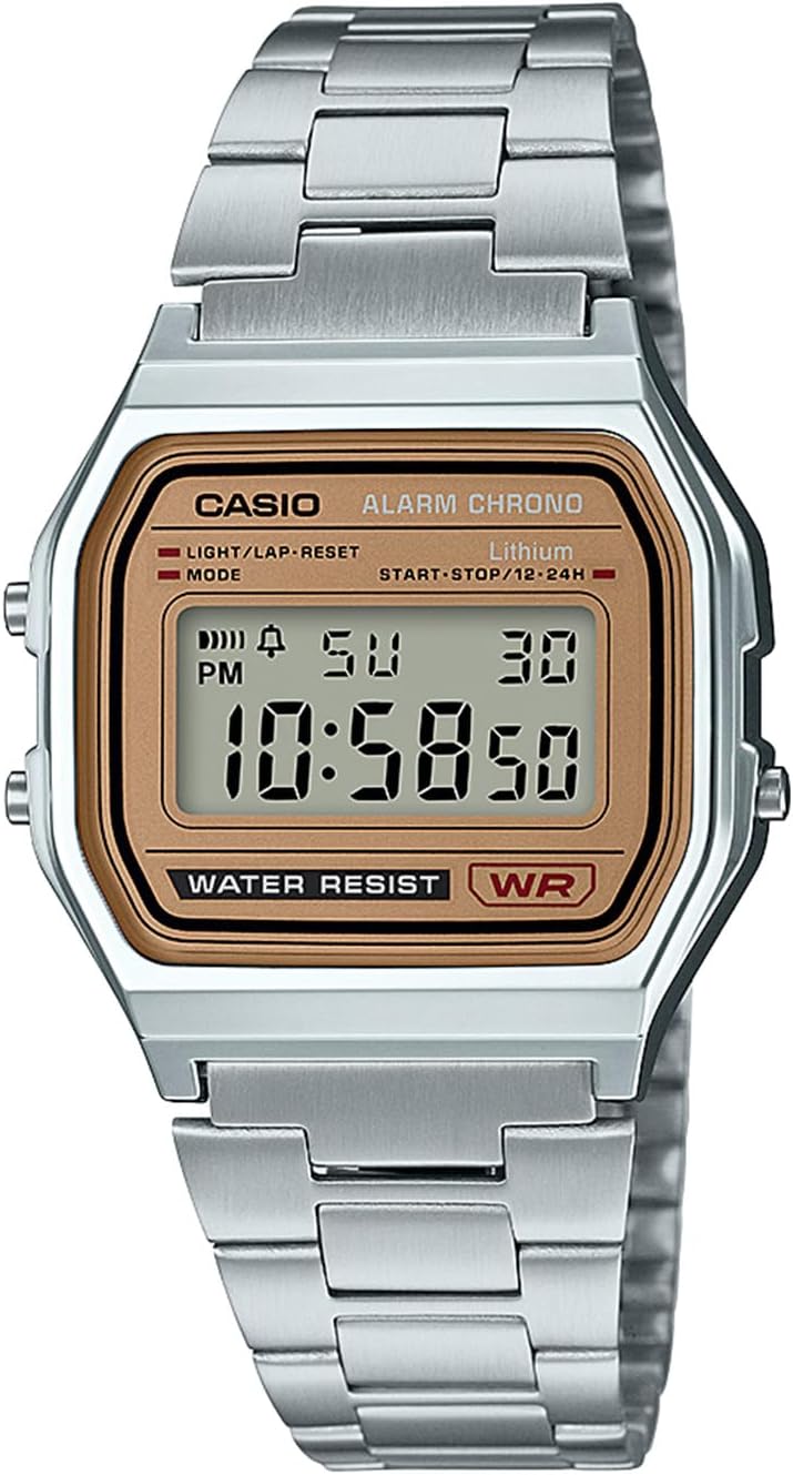 カシオ 腕時計 カシオ コレクション A158WA-1JH メンズ シルバー