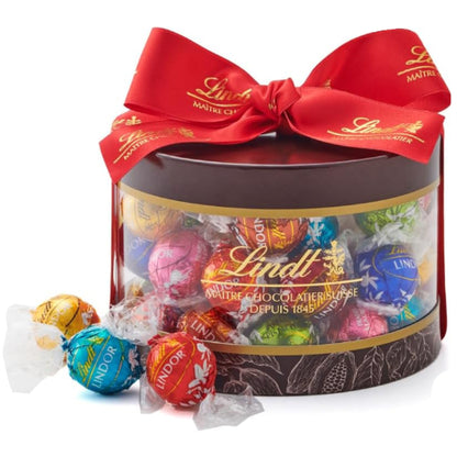 【Lindt公式】リンツ Lindt チョコレート リンドールギフトボックス ホワイトデー お返し 31個入 手提げ袋付き ショッピングバッグL2付