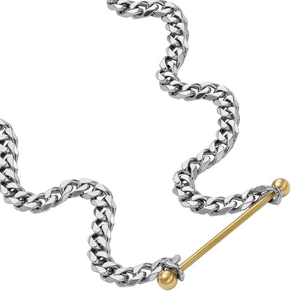Diesel（ディーゼル）ステンレス製チェーンネックレス メンズ