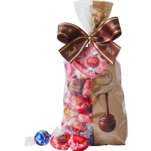 【Lindt公式】リンツ Lindt チョコレート リンドール ファミリーパック シーズナル 70個入 バレンタイン ギフト ショッピングバッグM付