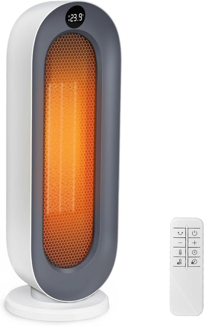 『2025冬新型』 セラミックヒーター 【ECO知能恒温 節電対策】 セラミックファンヒーター 暖房器具 省エネ 電気 首振り 3段階温度調整 800W/1200W 切り忘れ防止 二重過熱保護 転倒OFF タイマー機能 リモコン付き 大風量 速暖 電気ストーブ 電気ヒーター 足元 スリム タワー 脱衣所 寝室 トイレ 日本語取扱説明書 8畳 S720 クリーム