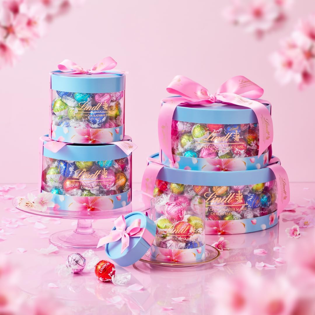 【 Lindt 公式】リンツ チョコレート リンドールギフトボックス 80個入 ホワイトデー お返し ギフト プレゼント ショッピングバッグL付