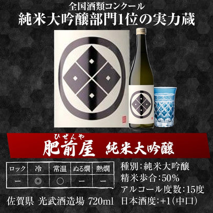日本酒最高ランクの大吟醸720ml 5本セット 4合瓶 酒 日本酒 大吟醸 飲み比べ 冷酒 大吟醸酒 御祝 ギフトセット プレゼント ギフト 酒