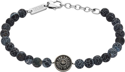 Diesel オールジェンダー ステンレススチールブレスレット, One Size, 金属, 宝石なし