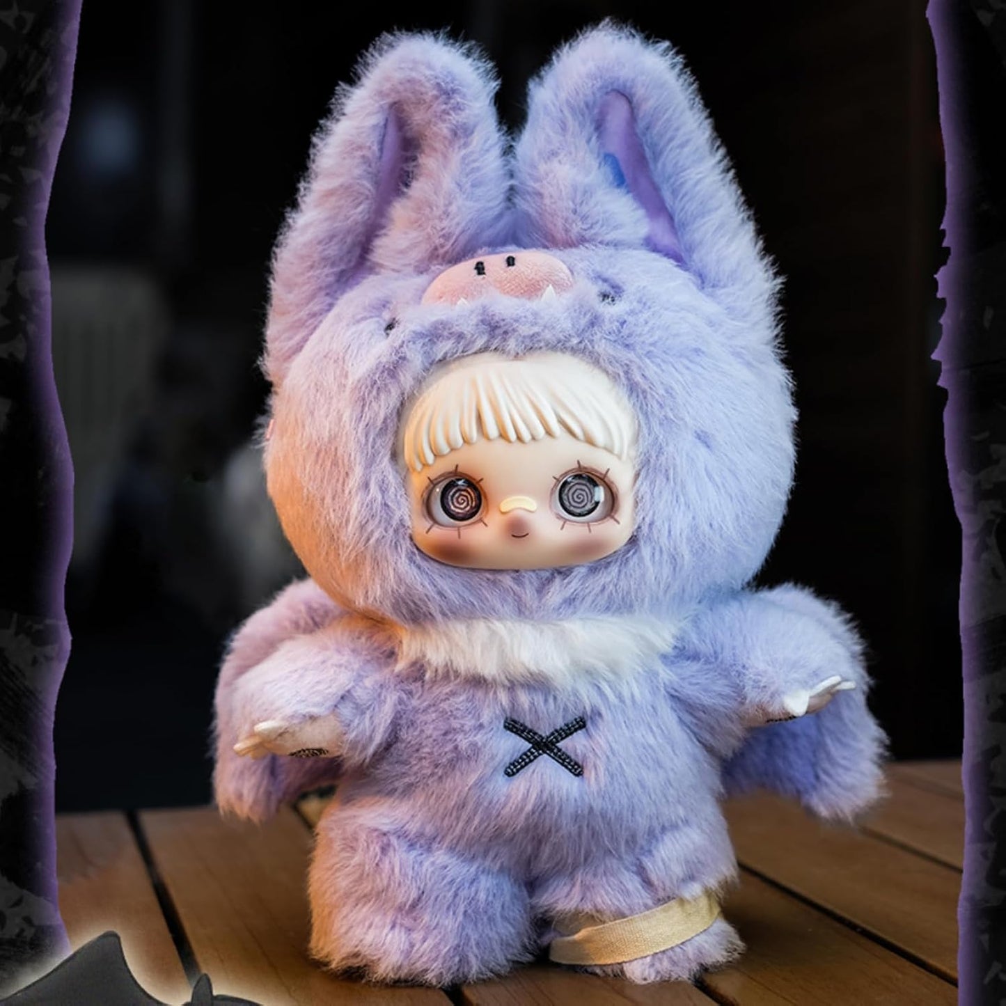 TOP TOY × MayMei「暗黒の森」シリーズ ぬいぐるみ ペンダント【1ピース】ガチャガチャ ブラインド ボックス フィギュア プラモデル プレミアム おもちゃソフビ 誕生日 プレゼント オリジナル キャラクター クリスマス ギフト コレクター向け