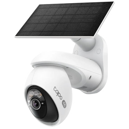 TP-Link Tapo 防犯カメラ ペットカメラ 屋外 ソーラー 監視カメラ みまもりカメラ 見守りカメラ スマホ対応 太陽光 Wi-Fi 4K 8MP 800万画素 パン/チルト 360°AI検知 フルカラー IP65 防水防塵 音声通話 Tapo C660 KIT
