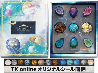【ギフト専用袋付】フーシェ オリンポス 星の結晶 宇宙鉱物標本 9個入 チョコレート バレンタイン ホワイトデー
