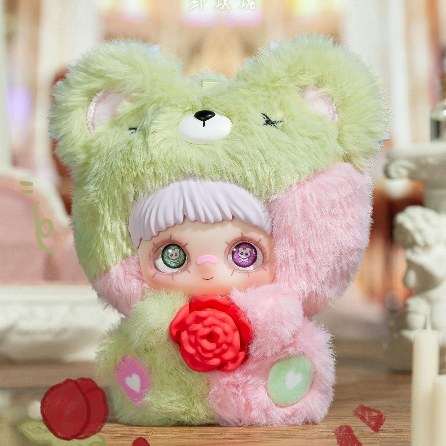 TOP TOY × MayMei「愛とロマンス」シリーズ ぬいぐるみ ペンダント【1ピース】ガチャガチャ ブラインド ボックス フィギュア プラモデル プレミアム おもちゃソフビ 誕生日 プレゼント オリジナル キャラクター クリスマス ギフト コレクター向け