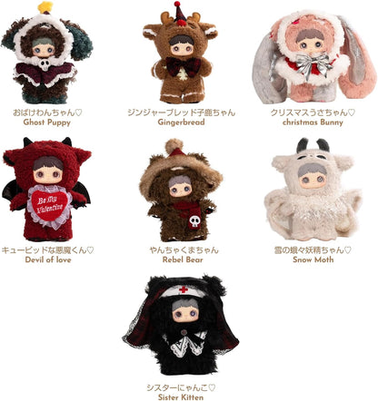 TOP TOY × MayMei「冬のへんてこ」シリーズ ぬいぐるみ ペンダント【1ピース】ガチャガチャ ブラインド ボックス フィギュア プラモデル プレミアム おもちゃソフビ 誕生日 プレゼント オリジナル キャラクター クリスマス ギフト コレクター向け
