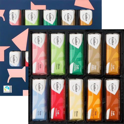 ガレー Galler チョコレート ベルギー王室御用達 ミニバー 10本入り 母の日 ギフト プレゼント スイーツ お菓子 個包装 お取り寄せ 手提げ袋付き
