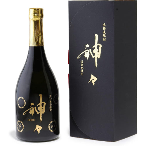 歓送迎会 お花見 麦焼酎 大分 神々 (じんじん) 金 30度 温泉水で作った焼酎 720ml 贈り物 お祝い