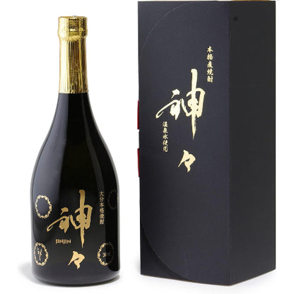 歓送迎会 お花見 麦焼酎 大分 神々 (じんじん) 金 30度 温泉水で作った焼酎 720ml 贈り物 お祝い