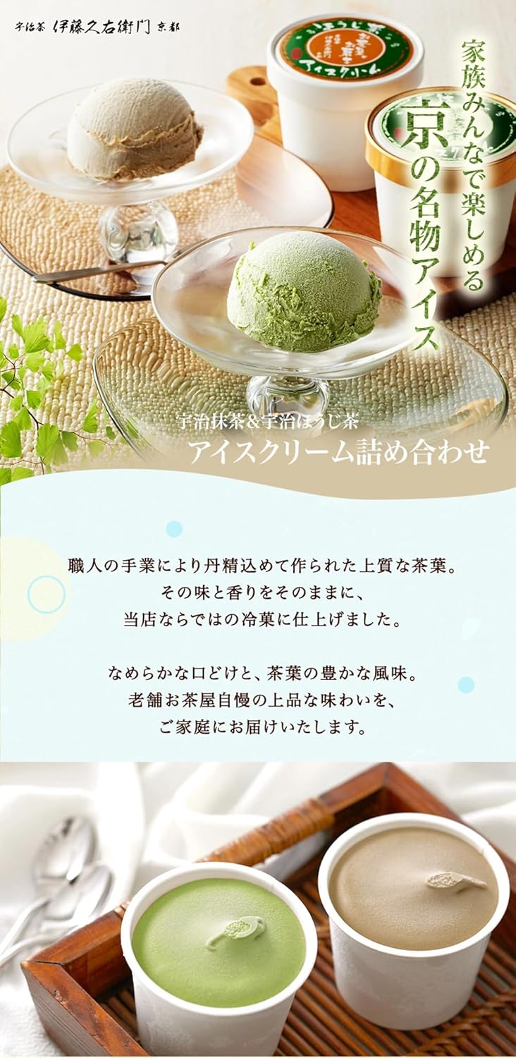 伊藤久右衛門  スイーツ 宇治抹茶 パフェアイスバー 5個入 5種のフレーバー ギフト 誕生日 プレゼント