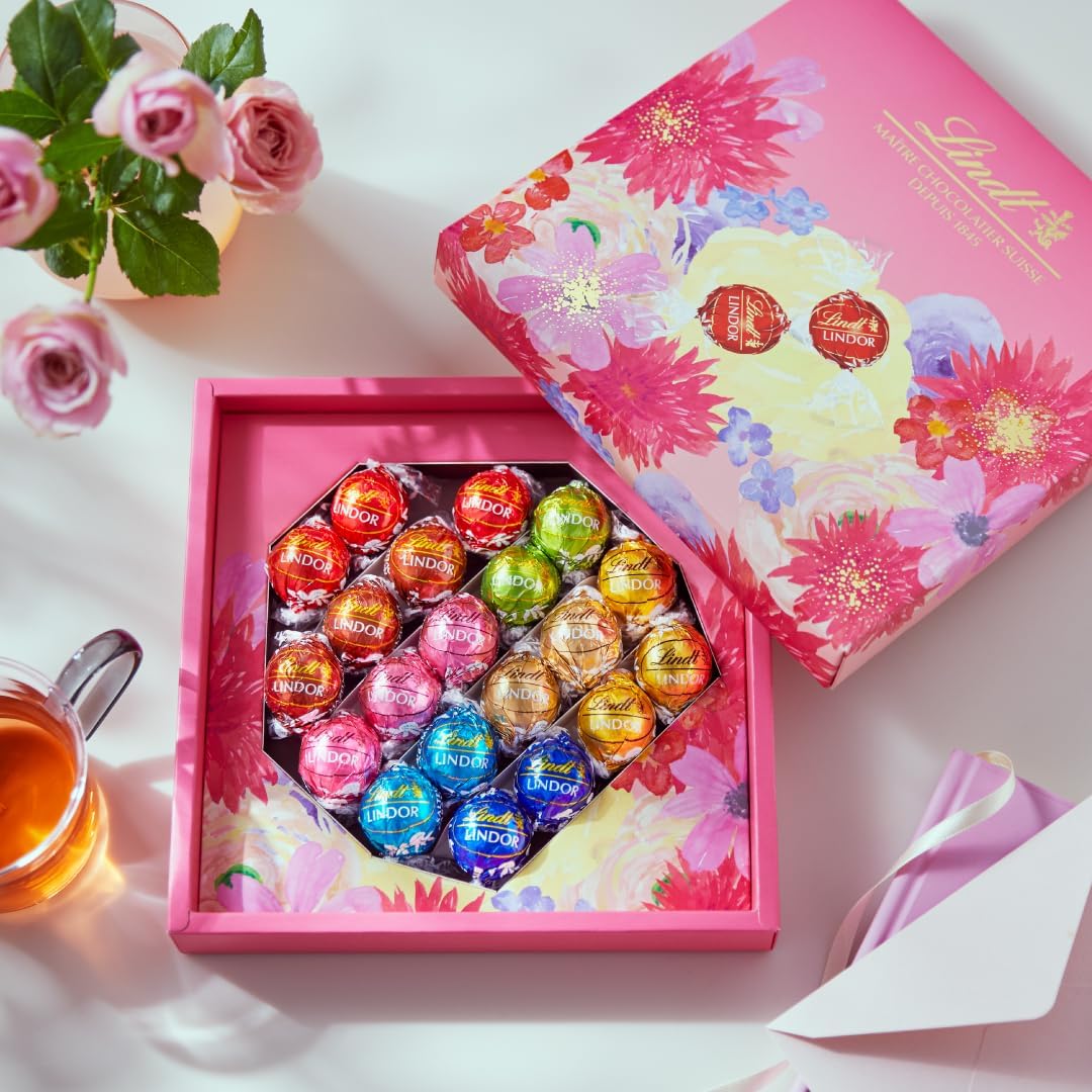 【 Lindt 公式】リンツ チョコレート リンドール ブーケボックス 母の日 ギフト 20個入