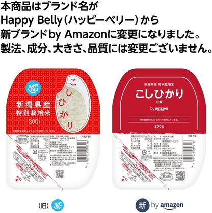 ックご飯 新潟県産こしひかり 200g×20個(白米) 特別栽培米