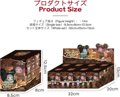 TOP TOY × MayMei「クマのビスケット」シリーズ ぬいぐるみ ペンダント【1ピース】ガチャガチャ ブラインド ボックス フィギュア プラモデル プレミアム おもちゃソフビ 誕生日 プレゼント オリジナル キャラクター クリスマス ギフト コレクター向け