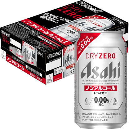 ドライゼロ アサヒ ノンアルコールビール 350ml×24本[6缶×4] カロリーゼロ・糖質ゼロ