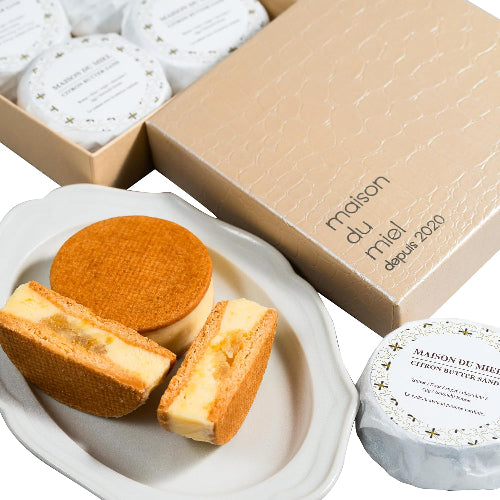 (メゾンデュミエル) シトロンバターサンド スイーツ ギフト 高級 お菓子 詰め合わせ バターサンド (8個入り, 8, 個)
