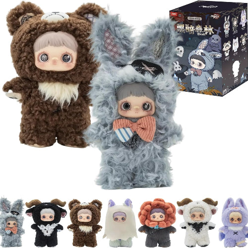 TOP TOY × MayMei「暗黒の森」シリーズ ぬいぐるみ ペンダント【1ピース】ガチャガチャ ブラインド ボックス フィギュア プラモデル プレミアム おもちゃソフビ 誕生日 プレゼント オリジナル キャラクター クリスマス ギフト コレクター向け