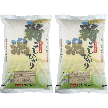 白米 10kg 新潟県産 コシヒカリ 令和7年産 お米マイスター厳選 自家精米 越後の米穀商高田屋（5kg×2))