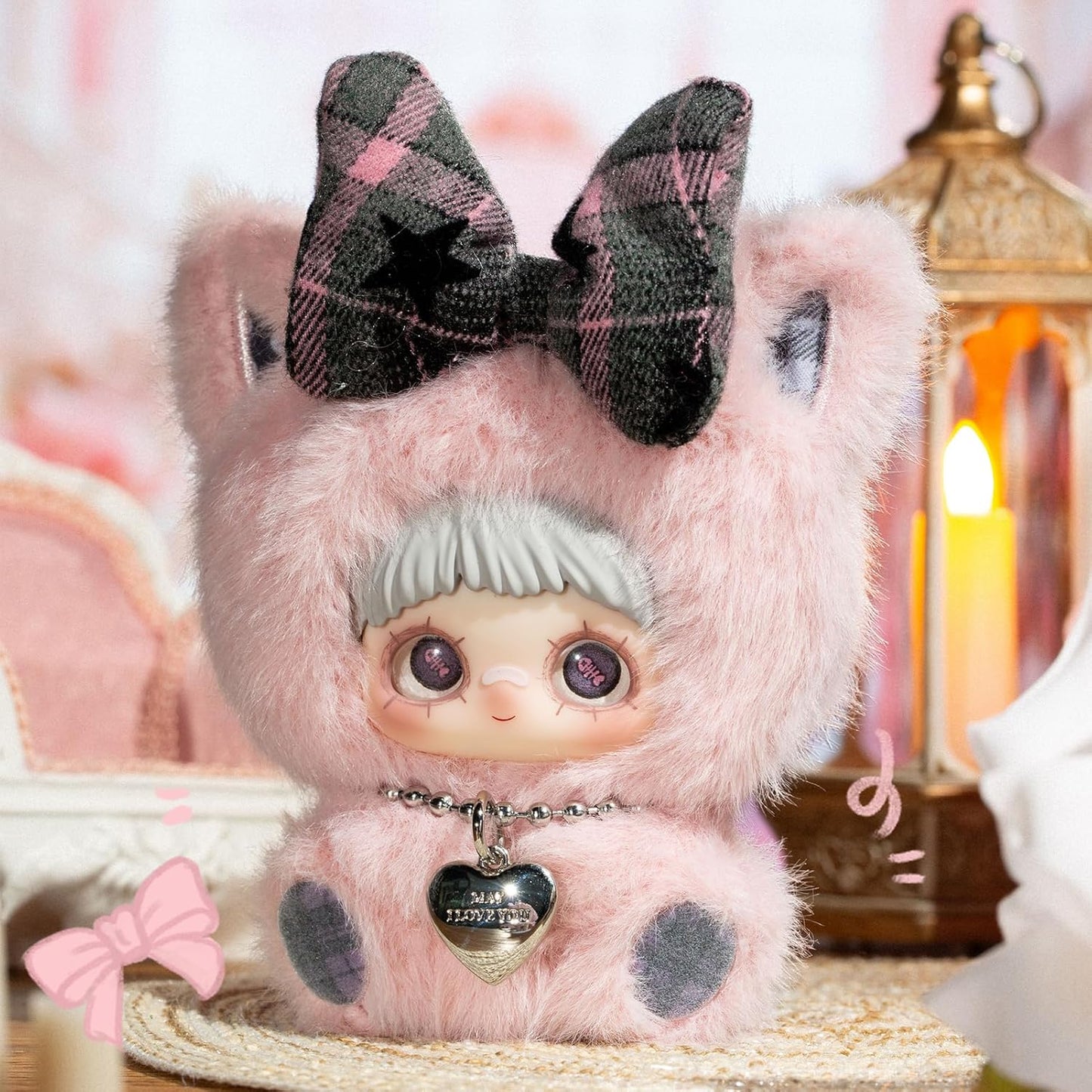 TOP TOY × MayMei「愛とロマンス」シリーズ ぬいぐるみ ペンダント【1ピース】ガチャガチャ ブラインド ボックス フィギュア プラモデル プレミアム おもちゃソフビ 誕生日 プレゼント オリジナル キャラクター クリスマス ギフト コレクター向け