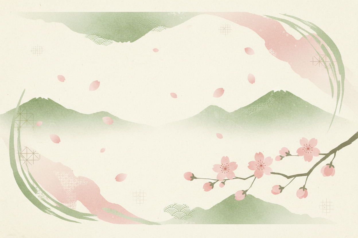 季節の抽象・日本風