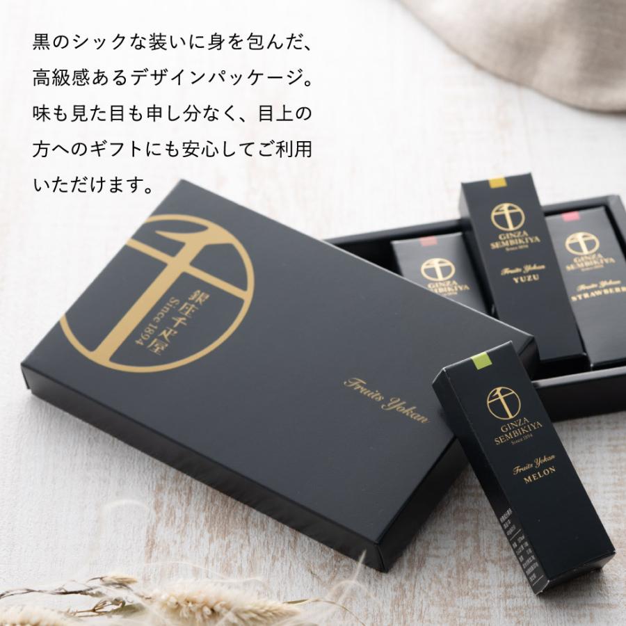 内祝い 銀座千疋屋 ようかん 銀座フルーツ羊羹 5個（包装済）メール便 送料無料 出産内祝い 結婚お返し ギフト プレゼント お返し 母の日 2026